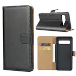 Custodia flip orizzontale in pelle per Samsung Galaxy S10 5G con chiusura magnetica e staffa e slot per schede e portafoglio, For Galaxy S10 5G