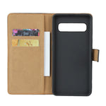 Custodia flip orizzontale in pelle per Samsung Galaxy S10 5G con chiusura magnetica e staffa e slot per schede e portafoglio, For Galaxy S10 5G