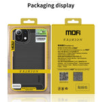 Custodia morbida in TPU in fibra di carbonio con trama spazzolata serie MOFI Gentleness, For Xiaomi Mi 11 Lite, For Xiaomi Mi 11 Pro, For OnePlus 9R