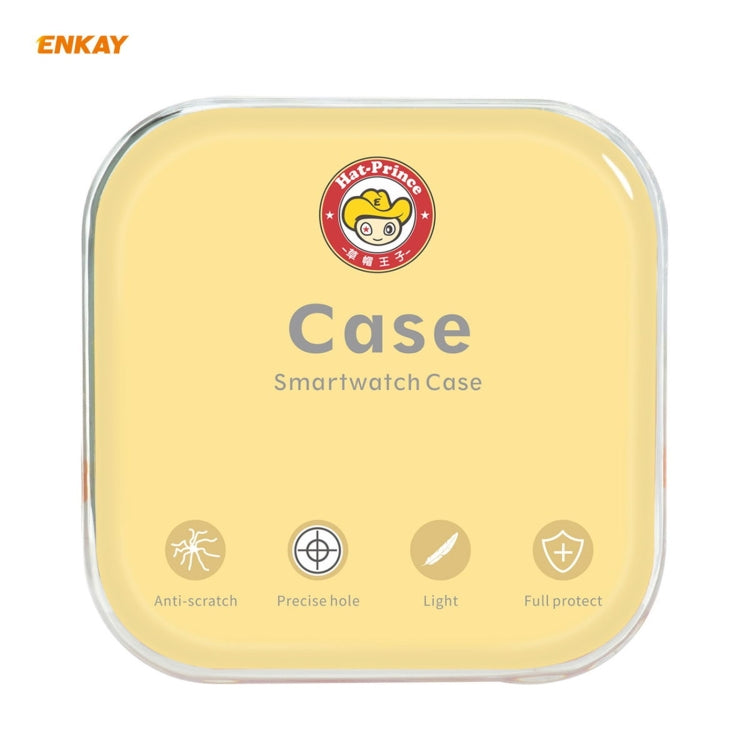 ENKAY Hat-prince Custodia in TPU a copertura totale + protezione in vetro temperato per Apple Watch Series 6/5/4 / SE 40mm, For Apple Watch Series 6 / 5 / 4 / SE 40mm