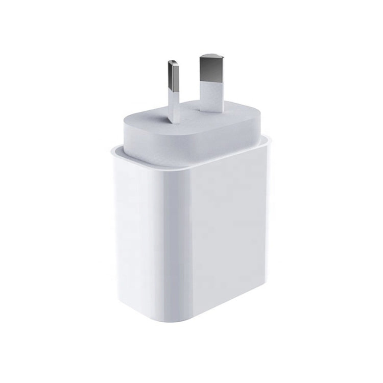 Adattatore di alimentazione per caricabatterie rapido da viaggio PD 3.0 da 20 W PD con cavo dati di ricarica rapida da USB-C / tipo C a 8 pin, spina AU