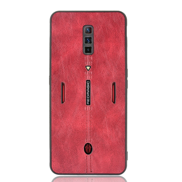 Per ZTE nubia Red Magic 6/Red Magic 6 Pro antiurto cucito mucca modello pelle PC + PU + custodia in TPU, For ZTE nubia Red Magic 6/Red Magic 6 Pro