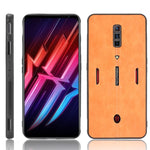 Per ZTE nubia Red Magic 6/Red Magic 6 Pro antiurto cucito mucca modello pelle PC + PU + custodia in TPU, For ZTE nubia Red Magic 6/Red Magic 6 Pro