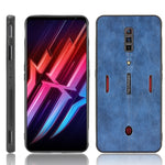 Per ZTE nubia Red Magic 6/Red Magic 6 Pro antiurto cucito mucca modello pelle PC + PU + custodia in TPU, For ZTE nubia Red Magic 6/Red Magic 6 Pro