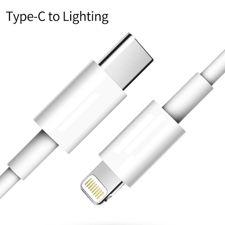 Caricabatterie da viaggio con singola porta USB-C/Type-C PD da 20 W + set di cavi dati per ricarica rapida da USB-C/Type-C a 8 pin PD3.0 PD3.0, spina USA, 20W US Plug + PD Cable 1.5m, 20W US Plug + PD Cable 2m