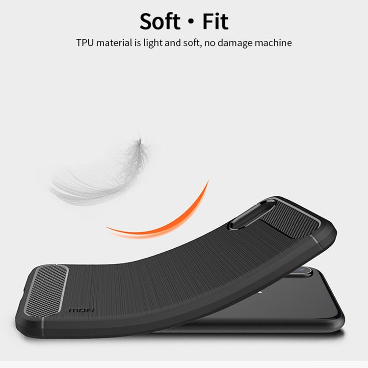 Custodia morbida in TPU in fibra di carbonio con trama spazzolata serie MOFI Gentleness, For Sony Xperia ACE ll, For Sony Xperia 1 lll
