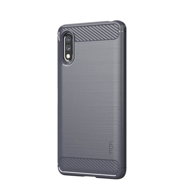 Custodia morbida in TPU in fibra di carbonio con trama spazzolata serie MOFI Gentleness, For Sony Xperia ACE ll, For Sony Xperia 1 lll