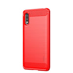 Custodia morbida in TPU in fibra di carbonio con trama spazzolata serie MOFI Gentleness, For Sony Xperia ACE ll, For Sony Xperia 1 lll