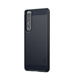 Custodia morbida in TPU in fibra di carbonio con trama spazzolata serie MOFI Gentleness, For Sony Xperia ACE ll, For Sony Xperia 1 lll