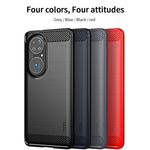 Custodia morbida in TPU in fibra di carbonio con trama spazzolata serie MOFI Gentleness, For Huawei P50, For Huawei P Smart 2021 / Y7A, For Samsung Galaxy S21 FE, For Samsung Galaxy A82 / Quantum2, For Samsung Galaxy A22 5G, For Nokia 1.4