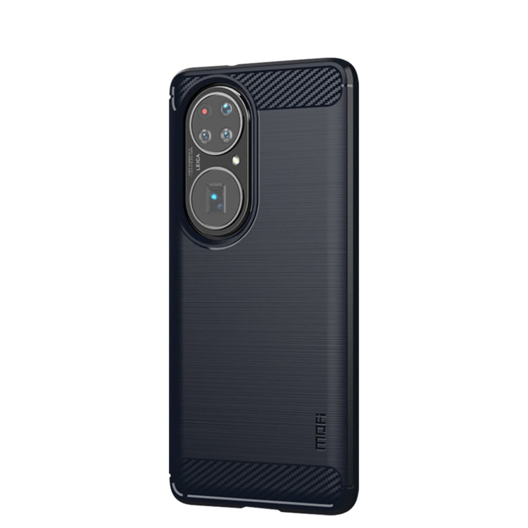 Custodia morbida in TPU in fibra di carbonio con trama spazzolata serie MOFI Gentleness, For Huawei P50, For Huawei P Smart 2021 / Y7A, For Samsung Galaxy S21 FE, For Samsung Galaxy A82 / Quantum2, For Samsung Galaxy A22 5G, For Nokia 1.4