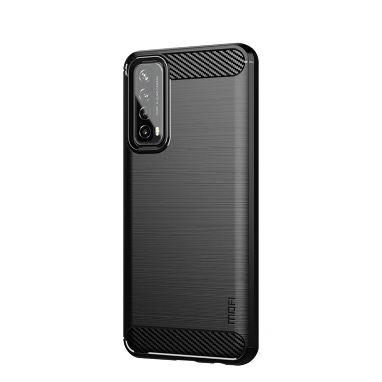 Custodia morbida in TPU in fibra di carbonio con trama spazzolata serie MOFI Gentleness, For Huawei P50, For Huawei P Smart 2021 / Y7A, For Samsung Galaxy S21 FE, For Samsung Galaxy A82 / Quantum2, For Samsung Galaxy A22 5G, For Nokia 1.4