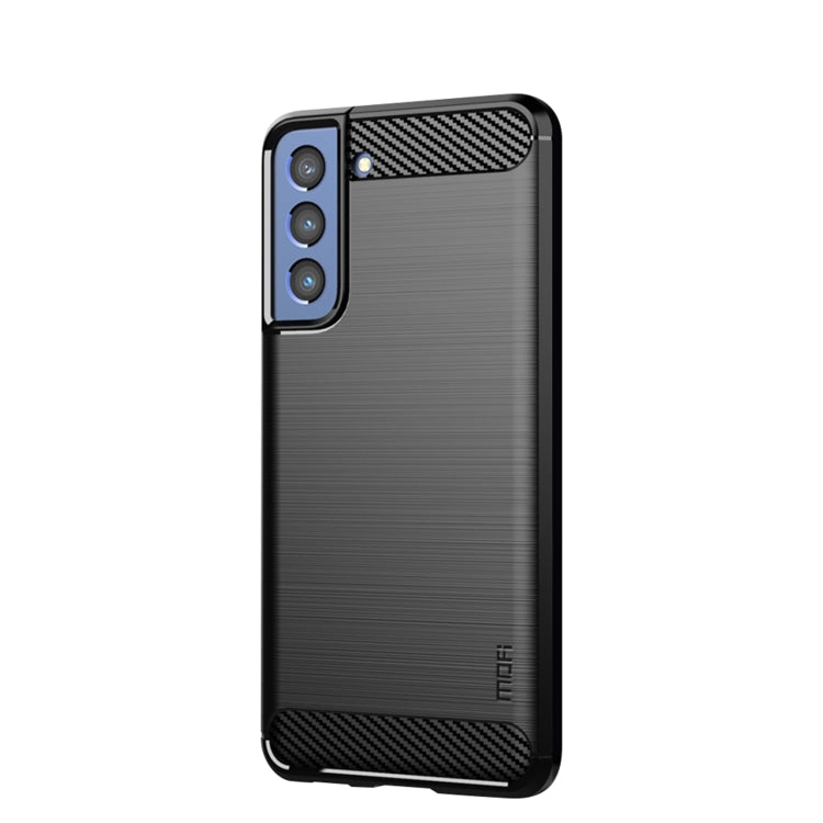 Custodia morbida in TPU in fibra di carbonio con trama spazzolata serie MOFI Gentleness, For Huawei P50, For Huawei P Smart 2021 / Y7A, For Samsung Galaxy S21 FE, For Samsung Galaxy A82 / Quantum2, For Samsung Galaxy A22 5G, For Nokia 1.4