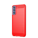 Custodia morbida in TPU in fibra di carbonio con trama spazzolata serie MOFI Gentleness, For Huawei P50, For Huawei P Smart 2021 / Y7A, For Samsung Galaxy S21 FE, For Samsung Galaxy A82 / Quantum2, For Samsung Galaxy A22 5G, For Nokia 1.4