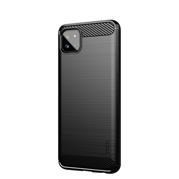 Custodia morbida in TPU in fibra di carbonio con trama spazzolata serie MOFI Gentleness, For Huawei P50, For Huawei P Smart 2021 / Y7A, For Samsung Galaxy S21 FE, For Samsung Galaxy A82 / Quantum2, For Samsung Galaxy A22 5G, For Nokia 1.4