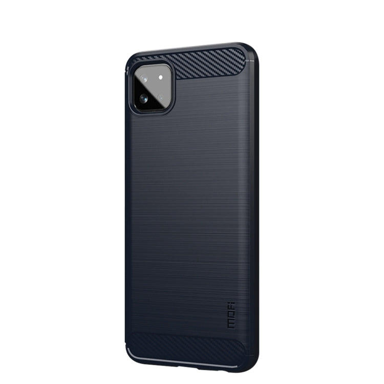 Custodia morbida in TPU in fibra di carbonio con trama spazzolata serie MOFI Gentleness, For Huawei P50, For Huawei P Smart 2021 / Y7A, For Samsung Galaxy S21 FE, For Samsung Galaxy A82 / Quantum2, For Samsung Galaxy A22 5G, For Nokia 1.4