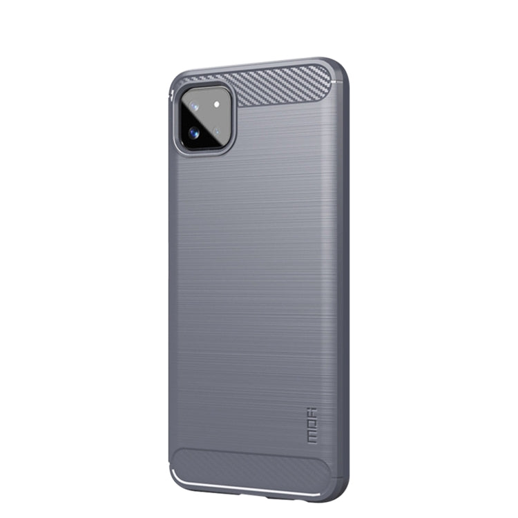 Custodia morbida in TPU in fibra di carbonio con trama spazzolata serie MOFI Gentleness, For Huawei P50, For Huawei P Smart 2021 / Y7A, For Samsung Galaxy S21 FE, For Samsung Galaxy A82 / Quantum2, For Samsung Galaxy A22 5G, For Nokia 1.4
