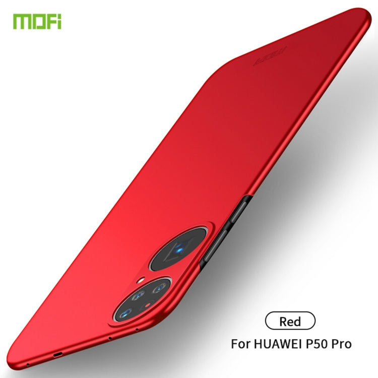 Custodia rigida ultrasottile MOFI Frosted PC, For Huawei P50, For Huawei P50 Pro, For Xiaomi Redmi K40 Gaming