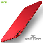 Custodia rigida ultrasottile MOFI Frosted PC, For Xiaomi Redmi k40pro+/ POCO F3 / 11i, For Xiaomi Redmi 9T / Note9 4G / 9 Power, For Xiaomi Redmi Note10 Pro, For Honor V40, For OnePlus 9R