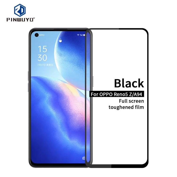 Pellicola in vetro temperato a schermo intero PINWUYO 9H 2.5D, For OPPO Reno5 Z / A94, For Lenovo Legion 2 Pro