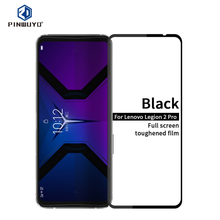 Pellicola in vetro temperato a schermo intero PINWUYO 9H 2.5D, For OPPO Reno5 Z / A94, For Lenovo Legion 2 Pro
