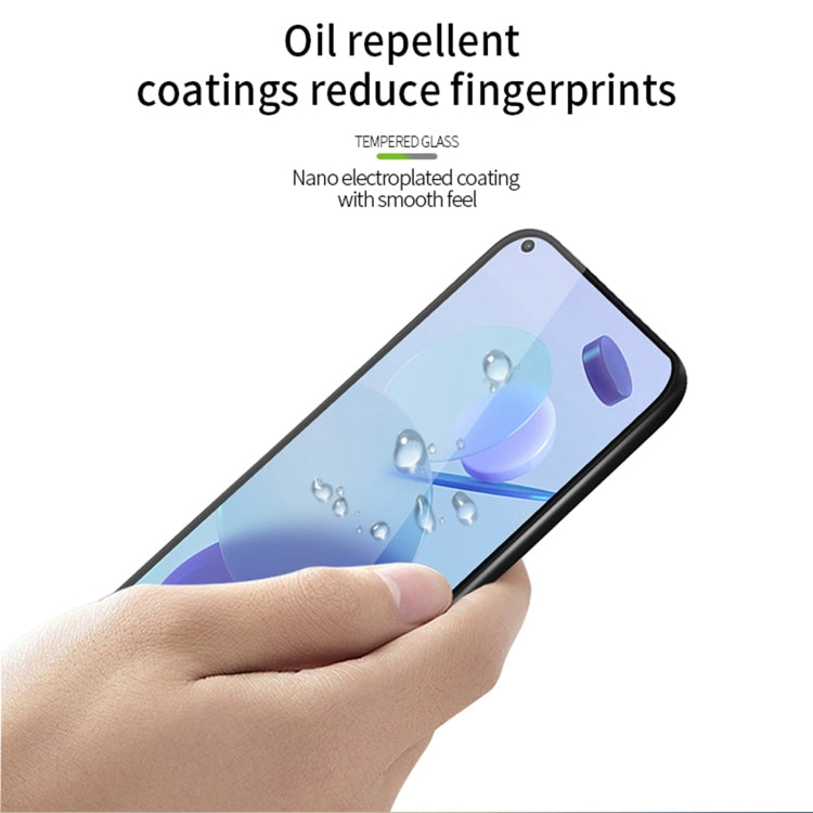 PINWUYO 9H Pellicola in vetro temperato a schermo intero curvo 3D antideflagrante, For Xiaomi Mi 11 Lite, For Samsung Galaxy A22 5G, For Samsung Galaxy S21 FE
