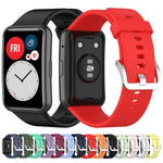 Per cinturino in silicone per orologio intelligente Huawei Watch Fit Cinturino in silicone TIA-B09