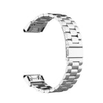 Per Garmin Fenix5/Forerunner935/Garmin Approach S60 Cinturino a sgancio rapido in acciaio inossidabile con tre ceppi di metallo, black, silver, gold, rose gold