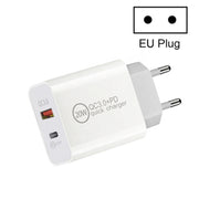 Caricabatterie da viaggio con interfaccia Dual Fast Charging 20W PD3.0+QC 3.0 per iPhone, Huawei, Samsung, Xiaomi, EU Plug, US Plug, AU Plug