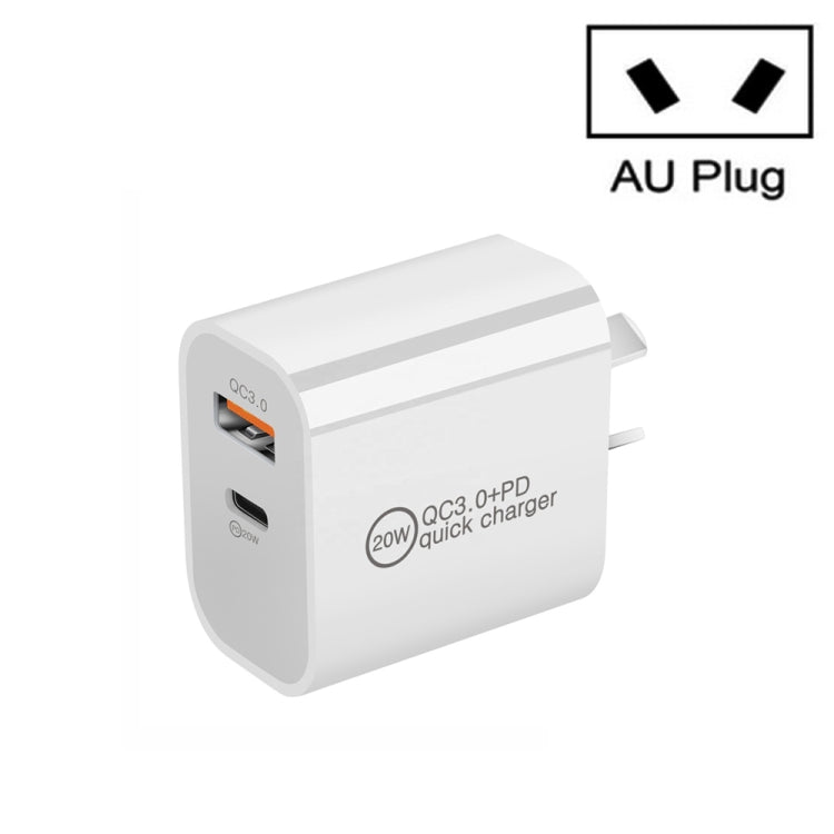 Caricabatterie da viaggio Dual Fast Charging 20W per smartphone