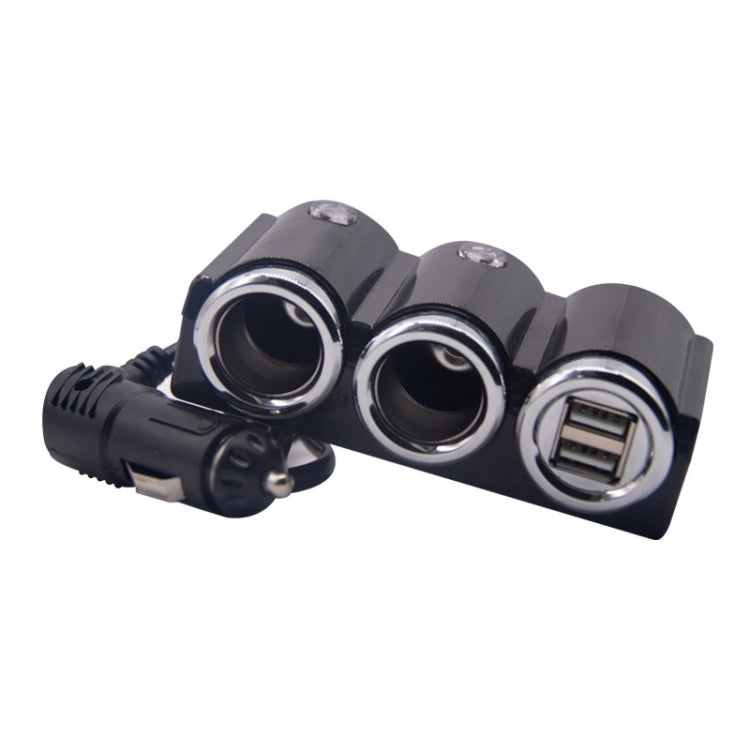 DC 12V / 24V Dual USB Multi femmina accendisigari per auto splitter presa adattatore adattatore presa di corrente / caricatore, DC 12V / 24V 2 Socket