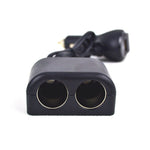 Adattatore per accendisigari Splitter per accendisigari a 2 prese con display a LED Adattatore per caricabatteria da auto USB, 2 Socket