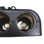 Adattatore per accendisigari Splitter per accendisigari a 2 prese con display a LED Adattatore per caricabatteria da auto USB, 2 Socket