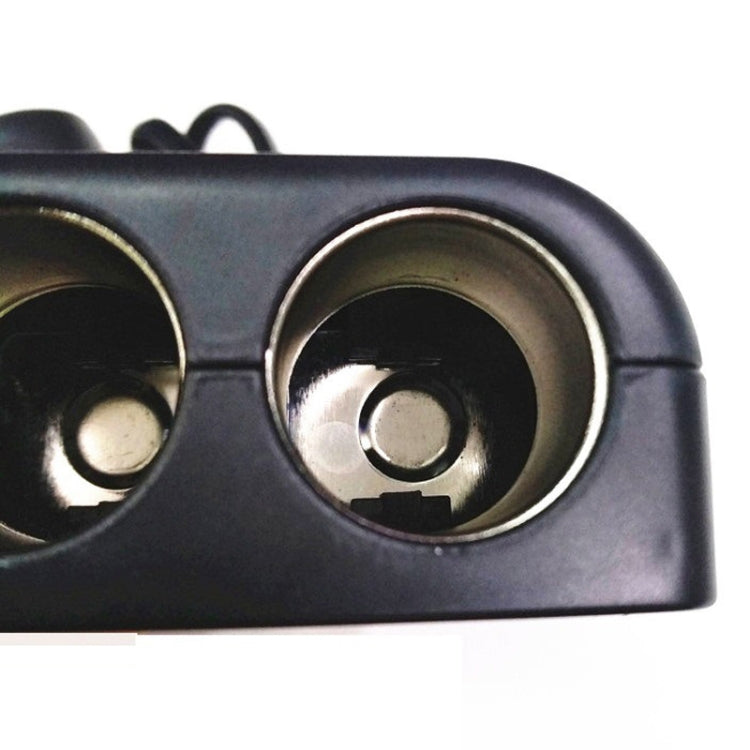 Adattatore per accendisigari Splitter per accendisigari a 2 prese con display a LED Adattatore per caricabatteria da auto USB, 2 Socket