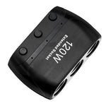 Splitter adattatore per accendisigari 3 prese Splitter per accendisigari 12V/24V Power Car Charger, 3 Sockets