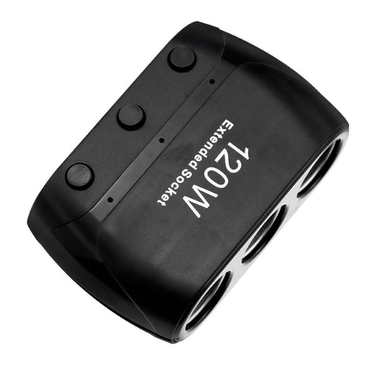 Splitter adattatore per accendisigari 3 prese Splitter per accendisigari 12V/24V Power Car Charger, 3 Sockets