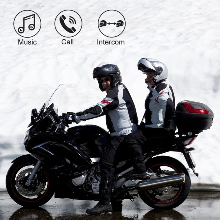 Casco moto BT-S3 Auricolare Bluetooth senza fili Interfono vivavoce impermeabile Walkie talkie con radio FM