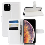 Custodia mobile per portafoglio in pelle PU Litchi Skin per iPhone XI Max （2019）