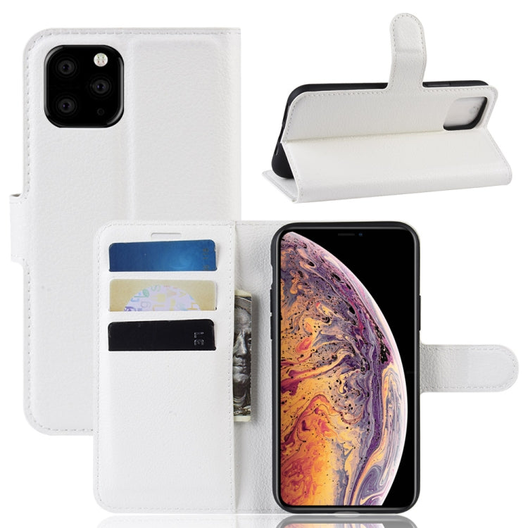 Custodia mobile per portafoglio in pelle PU Litchi Skin per iPhone XI Max （2019）