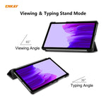 ENKAY Custodia in pelle PU + plastica con supporto a tre pieghe per Samsung Galaxy Tab A7 Lite T220 / T225, For Samsung Galaxy Tab A7 Lite T220