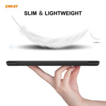 ENKAY Custodia in pelle PU + plastica con supporto a tre pieghe per Samsung Galaxy Tab A7 Lite T220 / T225, For Samsung Galaxy Tab A7 Lite T220
