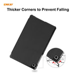 ENKAY Custodia in pelle PU + plastica con supporto a tre pieghe per Samsung Galaxy Tab A7 Lite T220 / T225, For Samsung Galaxy Tab A7 Lite T220