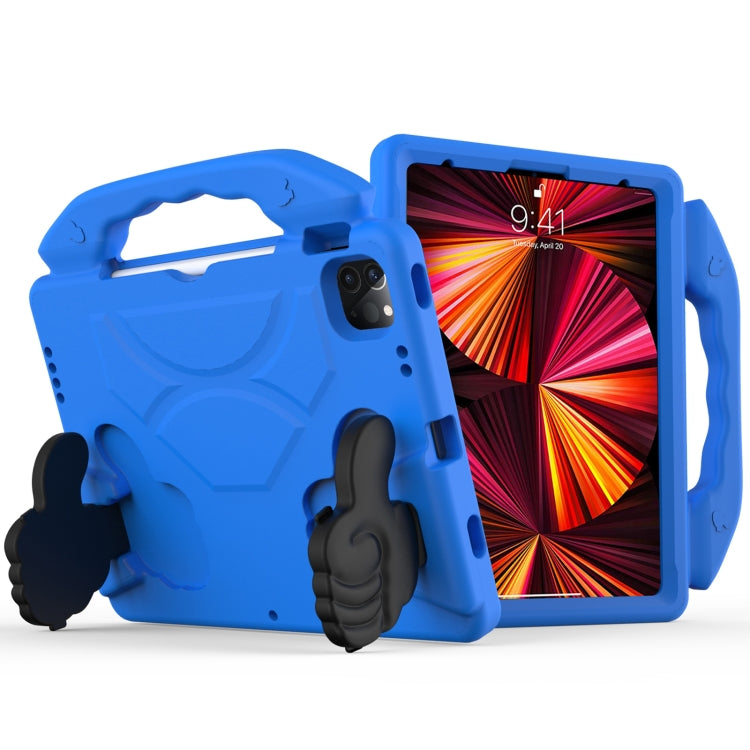 Guscio protettivo piatto anti caduta per bambini in materiale EVA con staffa per il pollice, For iPad Pro 11 (2021)