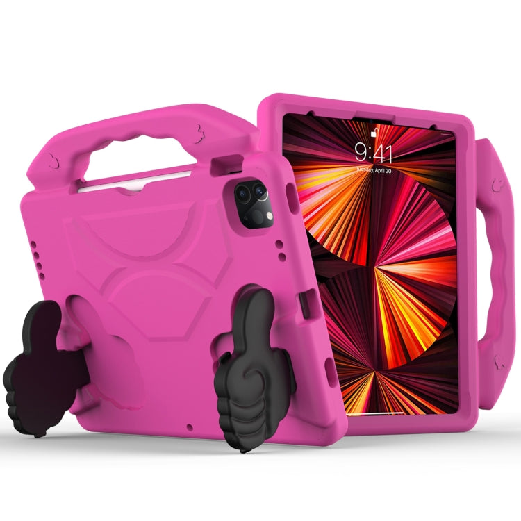 Guscio protettivo piatto anti caduta per bambini in materiale EVA con staffa per il pollice, For iPad Pro 11 (2021)