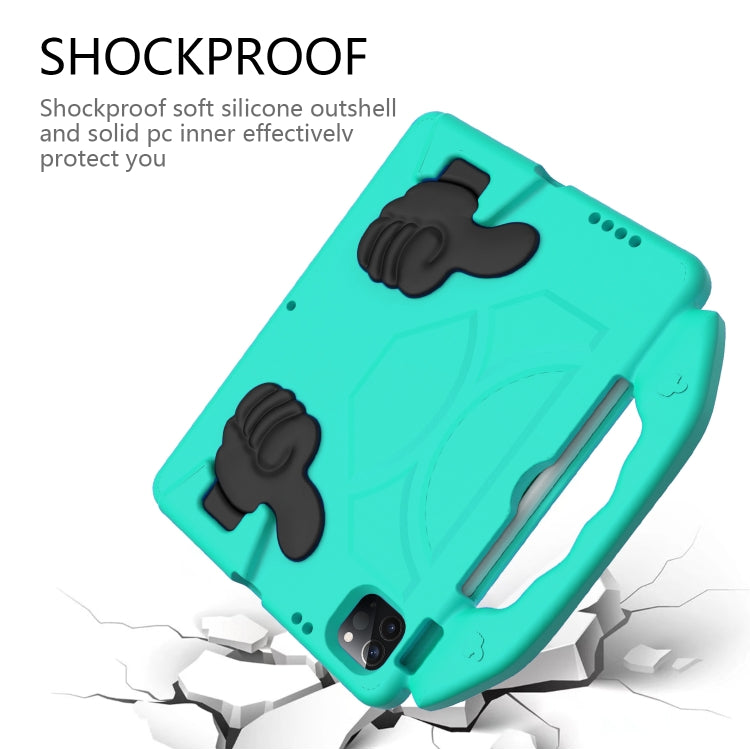 Guscio protettivo piatto anti caduta per bambini in materiale EVA con staffa per il pollice, For iPad Pro 11 (2021)