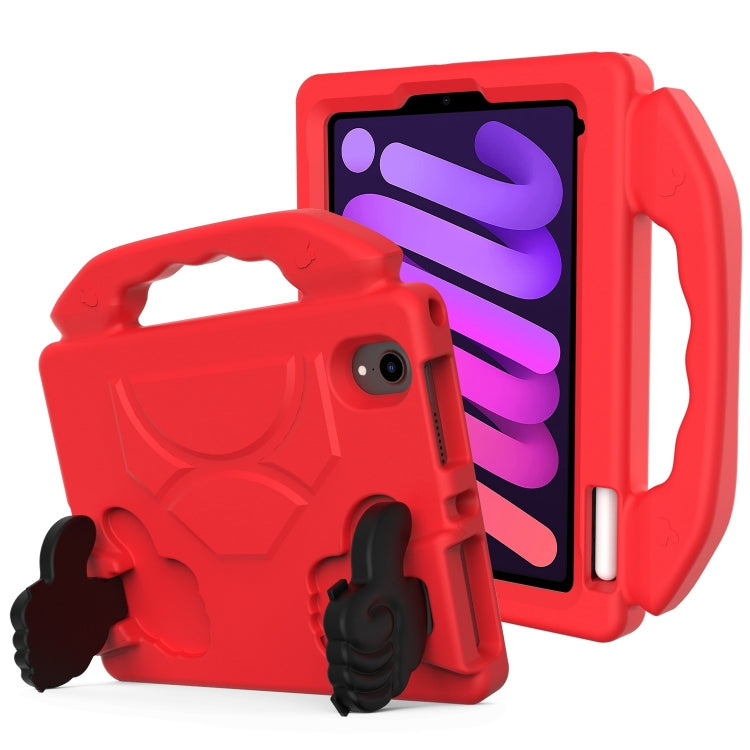 Guscio protettivo piatto anti caduta per bambini in materiale EVA con staffa per il pollice, For iPad mini 6 / mini 20246, For iPad mini 6 / mini 2024