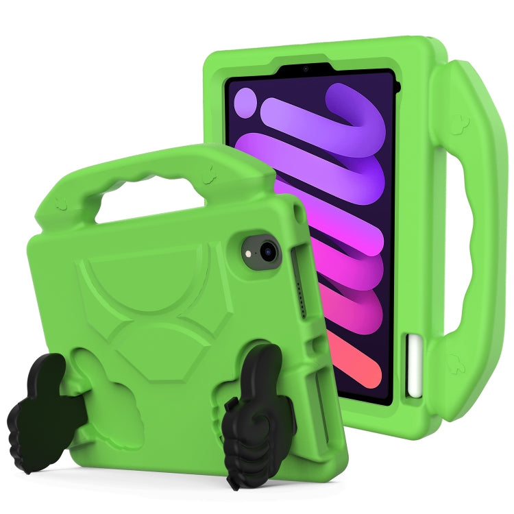 Guscio protettivo piatto anti caduta per bambini in materiale EVA con staffa per il pollice, For iPad mini 6 / mini 20246, For iPad mini 6 / mini 2024