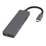 Adattatore HUB USB-C 5 in 1 con HDMI 4K e USB 3.0