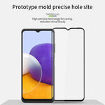 Pellicola in vetro temperato con schermo curvo antideflagrante MOFI 9H 3D, For Samsung Galaxy A22 5G, For Samsung Galaxy A72 4G/5G, For Samsung Galaxy S21 FE
