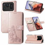 Custodia in pelle con protezione per telefono cellulare con fibbia in rilievo con chiusura a quattro foglie con cordino e slot per schede e portafoglio e funzione staffa, For Samsung Galaxy A22 5G, For Samsung Galaxy A22 4G, For Samsung Galaxy F62/M62 ...